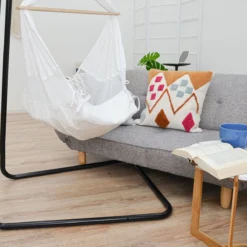 AMANKA Metalen Standaard Met Witte Babywieg -Merkloos Winkel 627cfdf7d11ea9.65152729