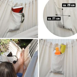 AMANKA 220 X 120 XXL Hangstoel - Beige -Merkloos Winkel 628cc8fa4a4115.59191551