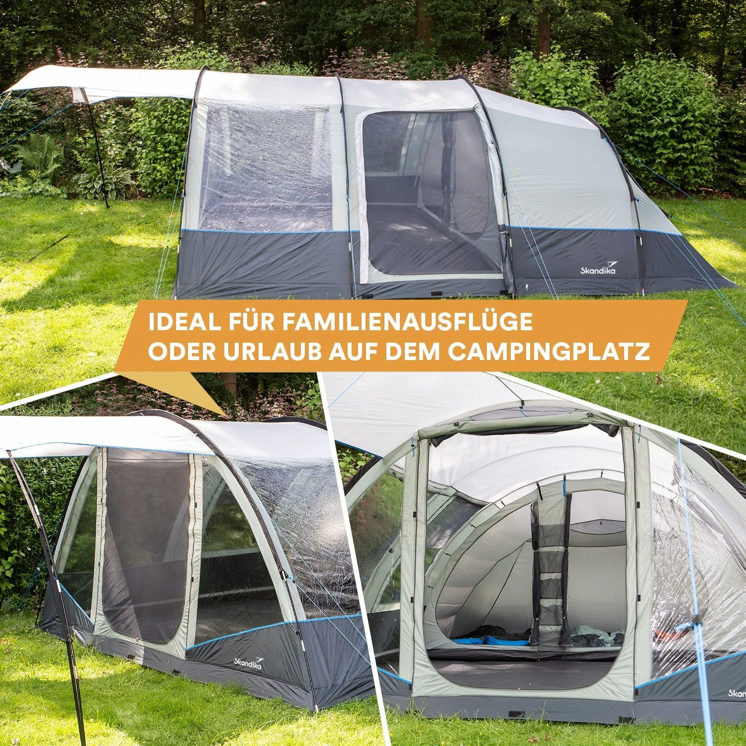 Skandika Falkenberg 6 Tunneltent 2 Skandika Falkenberg 6 Tunneltent - Afbeelding 2