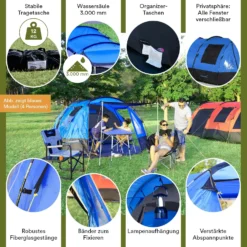 Skandika Kambo 6 Tunneltent - Grey -Merkloos Winkel 629731b53a0c73.70776896