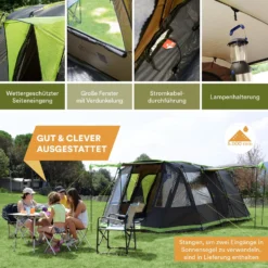 Skandika Nordland 4 Grijze Tunneltent 10 Skandika Nordland 4 Grijze Tunneltent -Merkloos Winkel 62b487168884d0.03606919