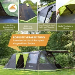 Skandika Nordland 4 Grijze Tunneltent 9 Skandika Nordland 4 Grijze Tunneltent -Merkloos Winkel 62b487168c5e65.89760837