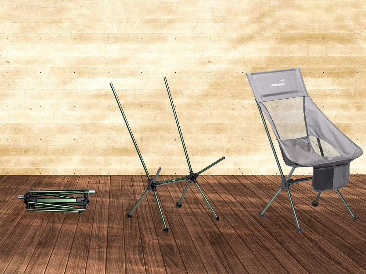 Skandika Compact Campingstoel - Grey 4 Skandika Compact Campingstoel - Grey - Afbeelding 4