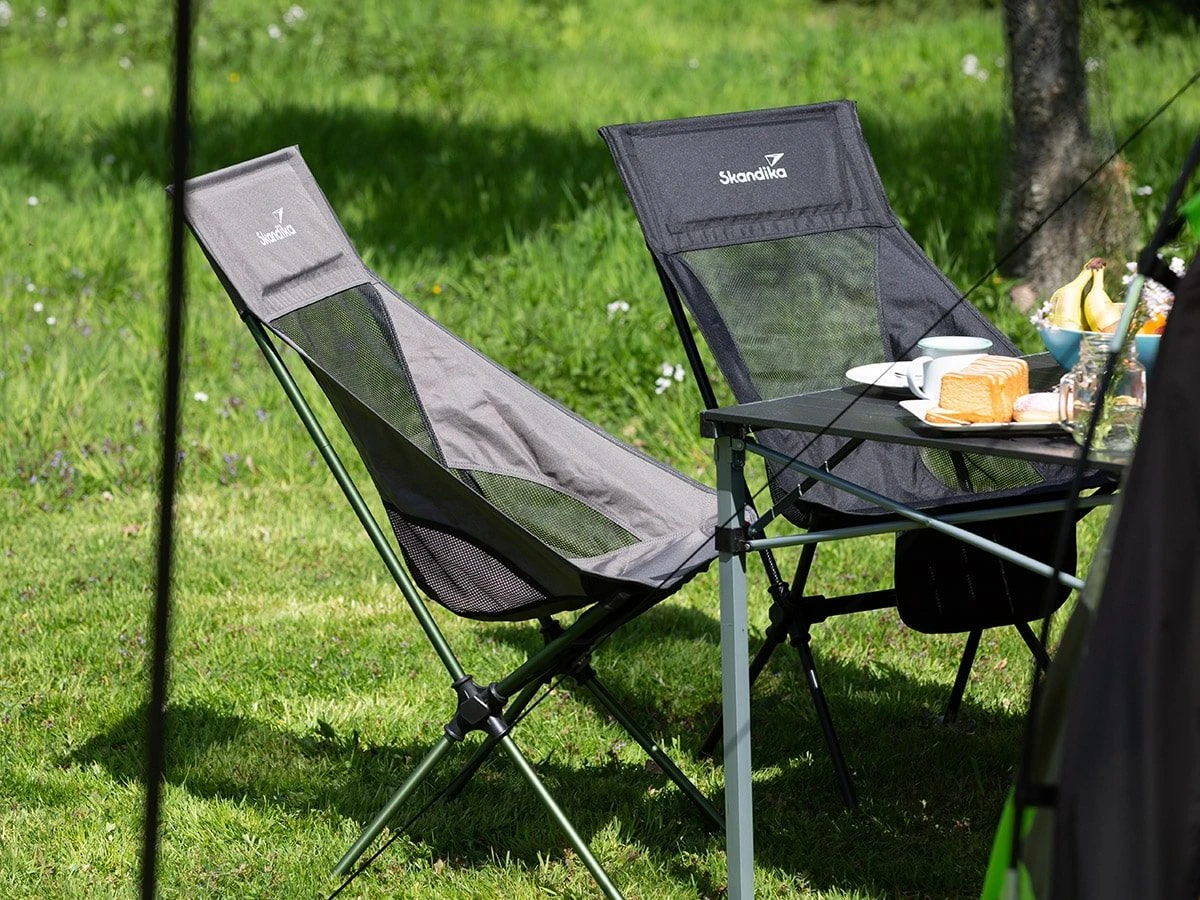 Skandika Compact Campingstoel - Grey 3 Skandika Compact Campingstoel - Grey - Afbeelding 3
