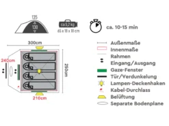 TAMBU Haika 4 Koepeltent -Merkloos Winkel 637b92ab1d9b75.05361093