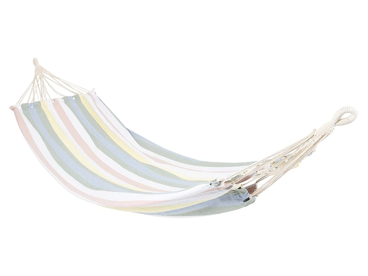 Bo-Camp Pastel Auvillar L Hangmat Met Spreidstok 1 Bo-Camp Pastel Auvillar L Hangmat Met Spreidstok