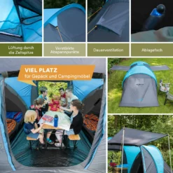 Skandika Hammerfest 8 Sleeper Protect Koepeltent -Merkloos Winkel 64959f2cb72c10.11976837