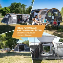 Skandika Gotland 6 Sleeper Protect Tunneltent -Merkloos Winkel 64a81a96b5f921.28415059