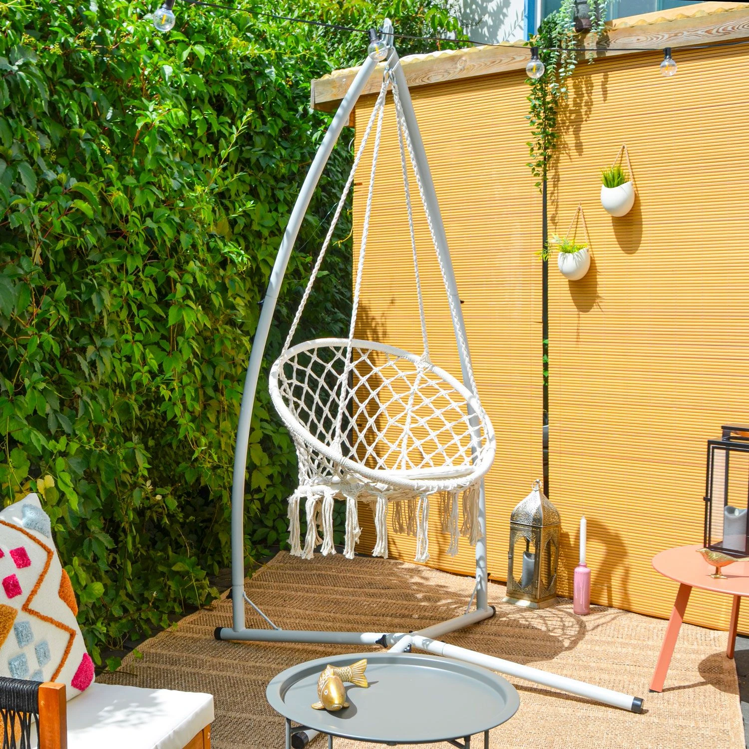 AMANKA 215 Cm Tot 120 Kg Hangstoelframe 3 AMANKA 215 Cm Tot 120 Kg Hangstoelframe - Afbeelding 3