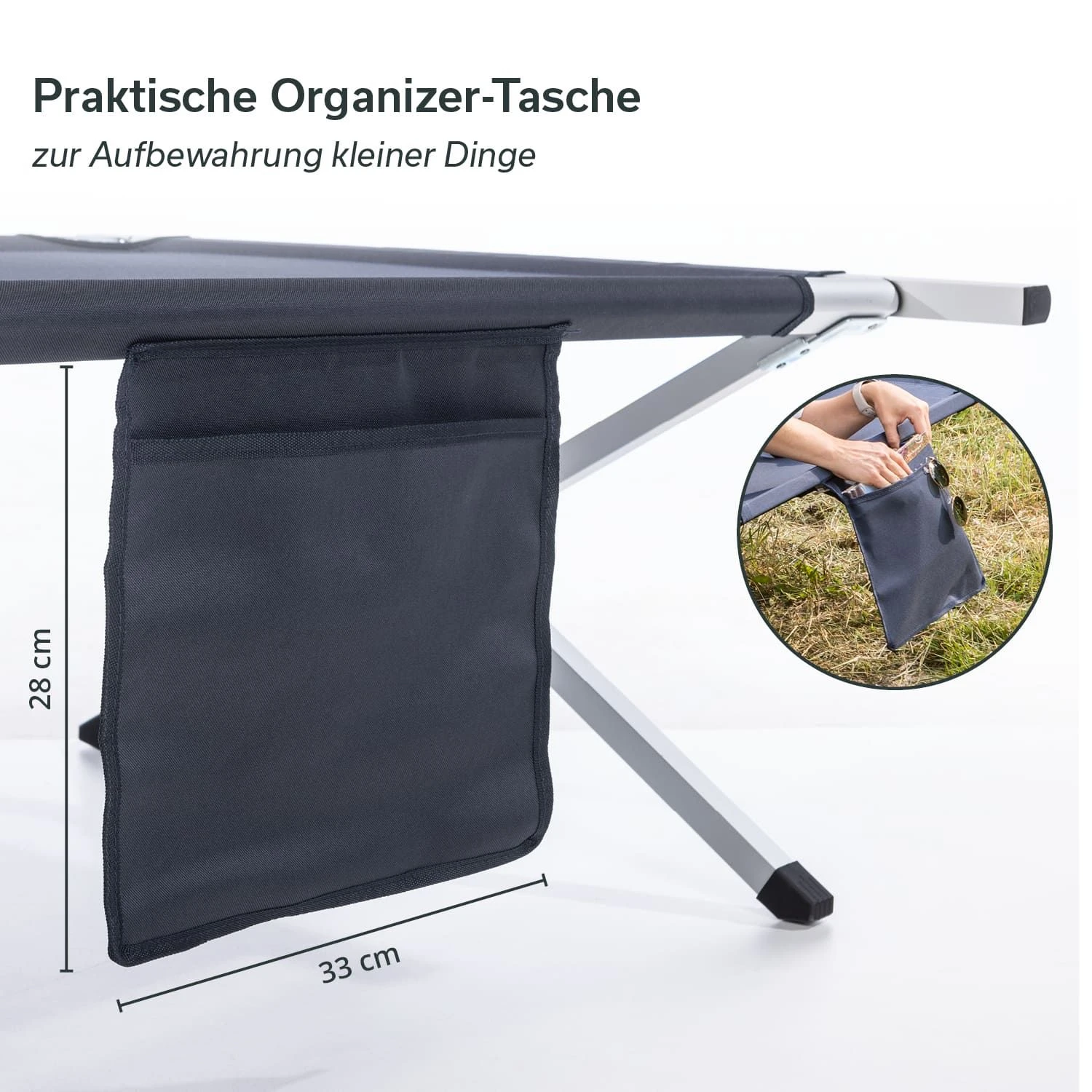 Skandika Vuoma Ligbed - Blue 5 Skandika Vuoma Ligbed - Blue - Afbeelding 5