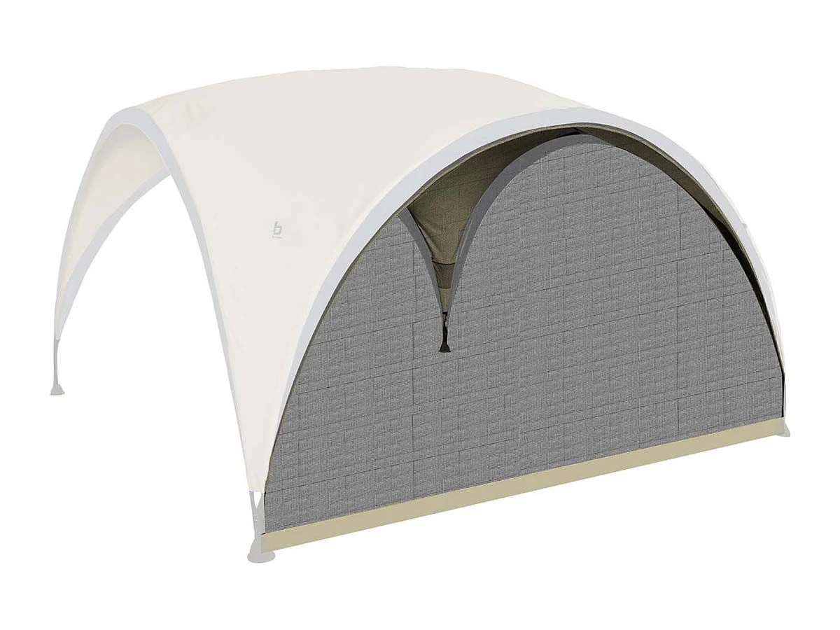 Bo-Camp Party Shelter Medium Zijwand Met Gaas - White 1 Bo-Camp Party Shelter Medium Zijwand Met Gaas - White