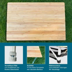 Skandika Tolja 100 X 65 Bamboe Campingtafel -Merkloos Winkel 65e039b24f3a96.40681311