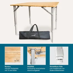 Skandika Tolja 65 X 50 Bamboe Campingtafel -Merkloos Winkel 65e039bb9b1e65.69445957