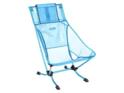 Helinox Beach Blue Mesh Lichtgewicht Opvouwbare Strandstoel