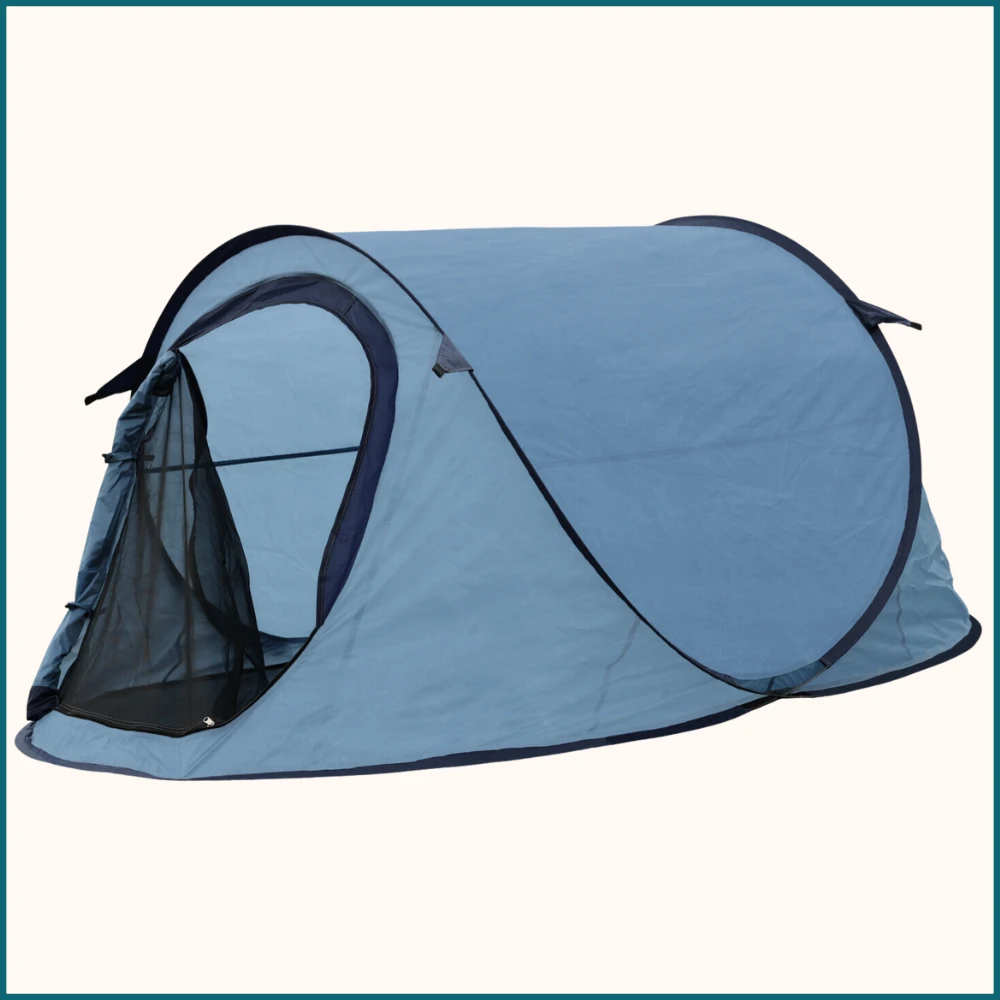HIXA Blue Pop-up Tent 2 HIXA Blue Pop-up Tent - Afbeelding 2