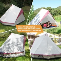 Skandika Tipi Comanche 400 Groepstent - Beige -Merkloos Winkel 66219f04038ab3.58086122