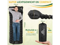 Merkloos Needventure 1-persoons Zelfopblazende Slaapmat -Merkloos Winkel 6630c14c023b71.71385254