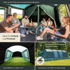 Skandika Montana 8 Sleeper Tunneltent -Merkloos Winkel 6641c194325091.70805705