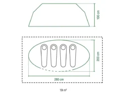 Coleman Galiano 4 Pop-up Tent -Merkloos Winkel 66473fd446b5c9.49083929