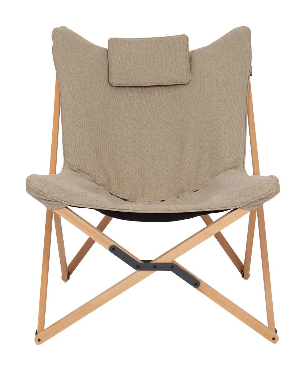 Bo-Camp Urban Outdoor Wembley L Nika Vouwstoel - Beige 2 Bo-Camp Urban Outdoor Wembley L Nika Vouwstoel - Beige - Afbeelding 2