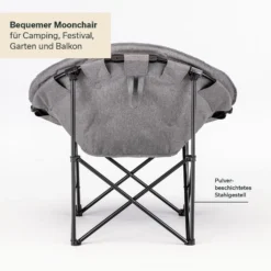 Skandika Kupari Moonchair XL Campingstoel - Grey -Merkloos Winkel 664dc955c78685.97902981