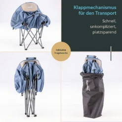 Skandika Kupari Moonchair Campingstoel - Blue -Merkloos Winkel 664dc95fccc8f0.65470591