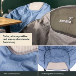 Skandika Kupari Moonchair Campingstoel - Blue -Merkloos Winkel 664dc95fe18ab7.18900907