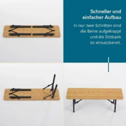 Skandika Tobro Bamboe Zitbank - Set Van 2 -Merkloos Winkel 66548442960201.63446945