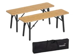 Skandika Tobro Bamboe Zitbank - Set Van 2