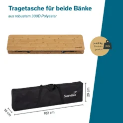 Skandika Tobro Bamboe Zitbank - Set Van 2 -Merkloos Winkel 66548442a61d71.89133365