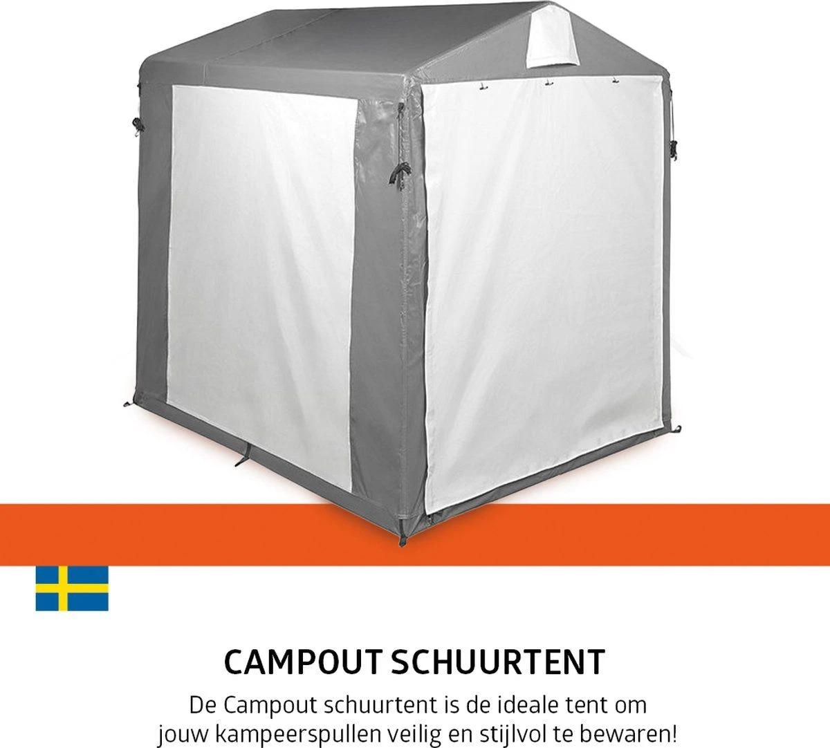 Campout Stella Nova Schuurtent - Grey 4 Campout Stella Nova Schuurtent - Grey - Afbeelding 4