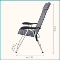 HIXA Verstelbare Camping Standenstoel - Set Van 4 -Merkloos Winkel 669fb073d4b373.27426849