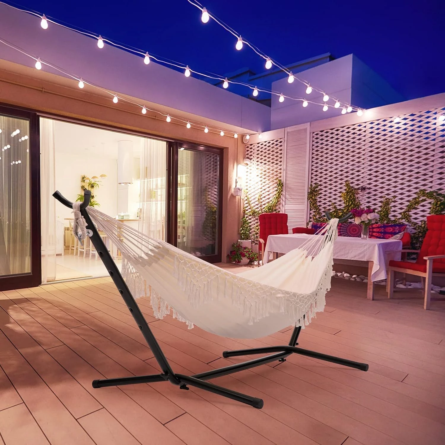 Campingwise Hangmat Met Standaard 5 Campingwise Hangmat Met Standaard - Afbeelding 5