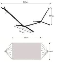 Campingwise Hangmat Met Standaard 8 Campingwise Hangmat Met Standaard -Merkloos Winkel 66b337d4b3fd20.50595436