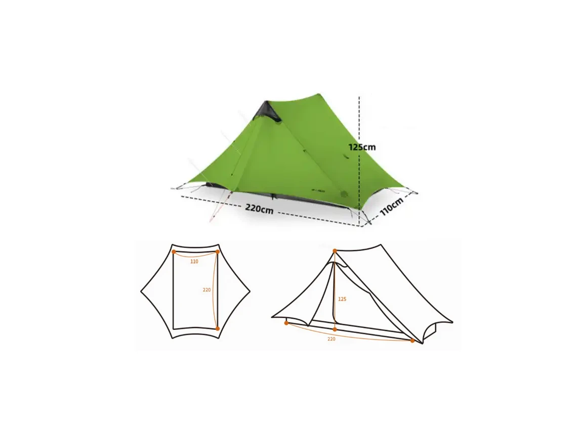3F UL GEAR Lanshan Tent 4 3F UL GEAR Lanshan Tent - Afbeelding 4