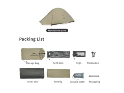 Naturehike Cloud Up 2 PRO Tent - Brown 9 Naturehike Cloud Up 2 PRO Tent - Brown -Merkloos Winkel 66e3e318a818c3.25186345