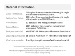 Naturehike Cloud Up 2 PRO Tent - Brown 8 Naturehike Cloud Up 2 PRO Tent - Brown -Merkloos Winkel 66e3e318ab96a7.78240400