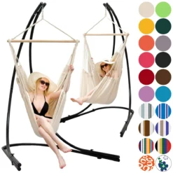 AMANKA XXL Hangstoel Met Hangstoelframe -Merkloos Winkel 6a06d27064e7ba58