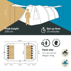 Skandika Kambo 12 Tunneltent -Merkloos Winkel 6ad62c925cd71b89