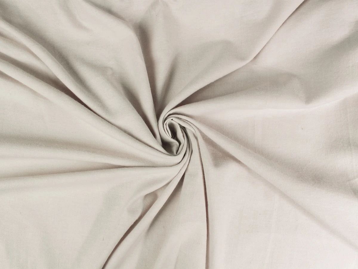 DoubleDry Flanel 180x200 Cm Hoeslaken - Ecru 3 DoubleDry Flanel 180x200 Cm Hoeslaken - Ecru - Afbeelding 3