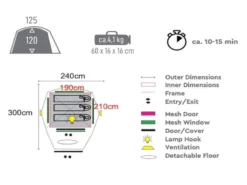 Tambu Gambuja 3 Koepeltent -Merkloos Winkel 7ab3f9a9a90caafc