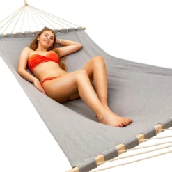 AMANKA 200 X 120 Hangmat Met Frame - Grey -Merkloos Winkel 7c4eeb723bf62bd6