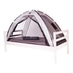 Deryan Luxe Zilveren Bedtent Klamboe