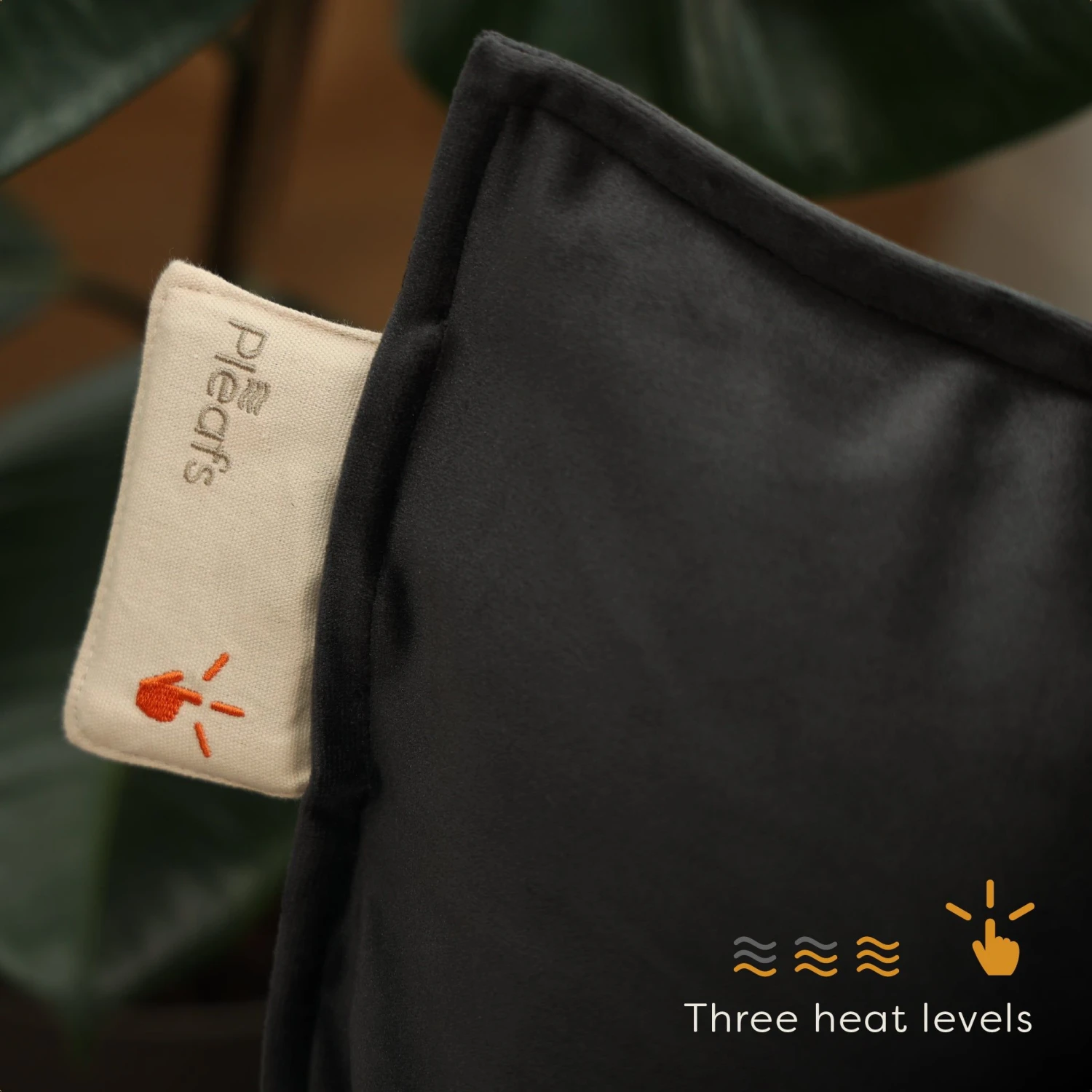 Pleafs Warmtekussen Plush 45x60cm - Onyx 5 Pleafs Warmtekussen Plush 45x60cm - Onyx - Afbeelding 5