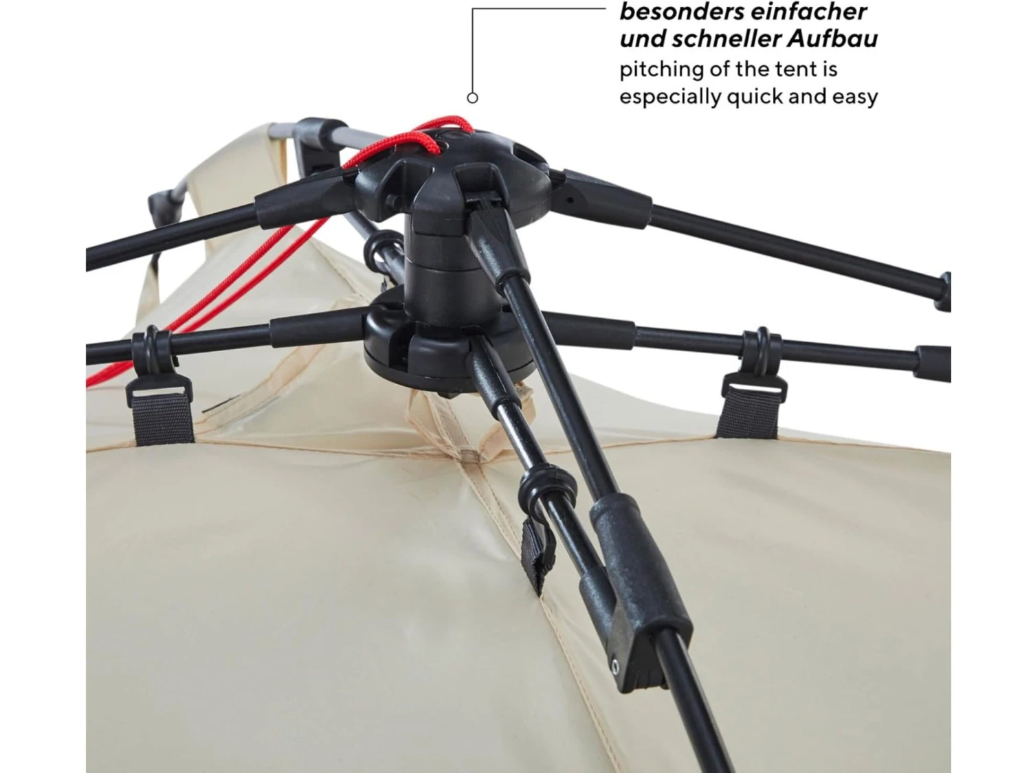 Uquip Buzzy Sand Strandtent 5 Uquip Buzzy Sand Strandtent - Afbeelding 5