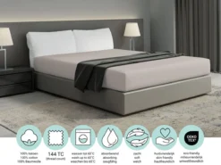 DoubleDry Home 90 X 200 Cm Hoeslaken - Licht Taupe 9 DoubleDry Home 90 X 200 Cm Hoeslaken - Licht Taupe -Merkloos Winkel 853ae651b2e49f13