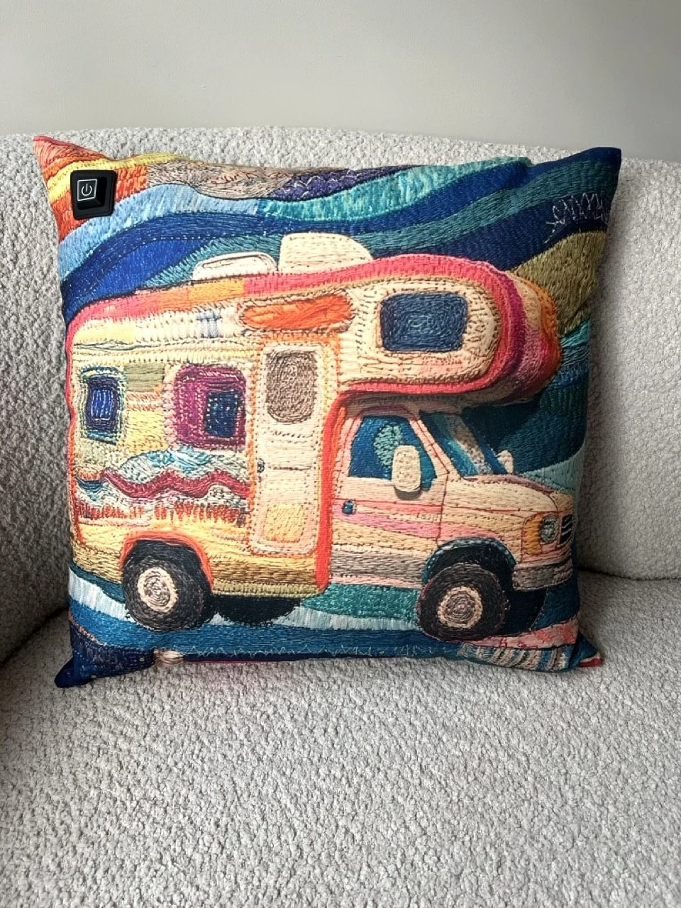 Merkloos Warmpi Warmtekussen - Retro Camper 2 Merkloos Warmpi Warmtekussen - Retro Camper - Afbeelding 2