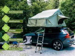 OutdoorU Family Plus 4 Persoons Daktent - Green 8 OutdoorU Family Plus 4 Persoons Daktent - Green -Merkloos Winkel 88804cfb907ba9ba