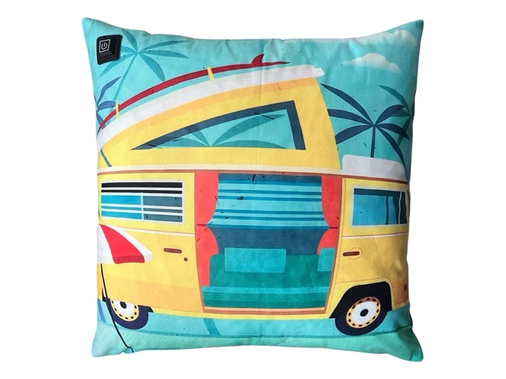 Merkloos Warmpi Warmtekussen - Happy Camper 1 Merkloos Warmpi Warmtekussen - Happy Camper