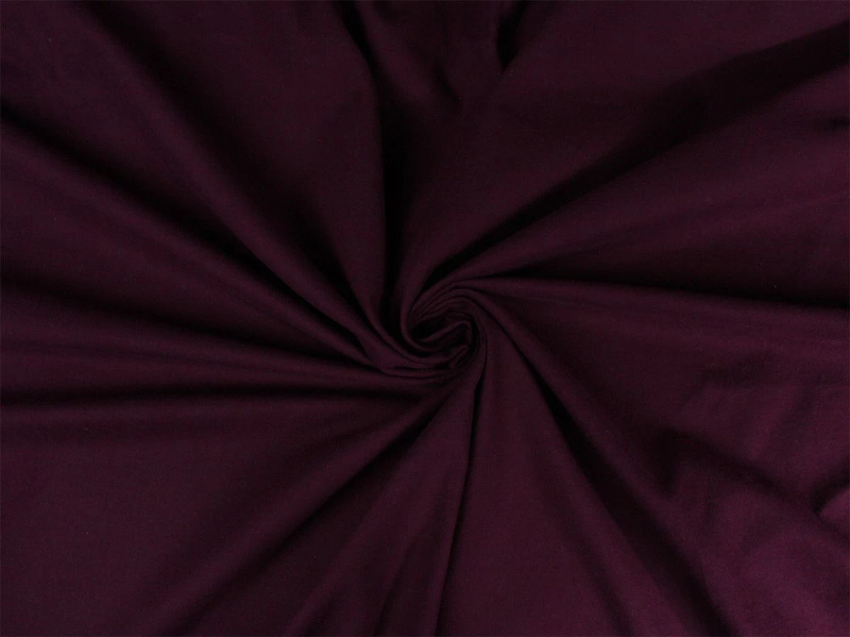DoubleDry Flanel 140x200 Cm Hoeslaken - Aubergine 3 DoubleDry Flanel 140x200 Cm Hoeslaken - Aubergine - Afbeelding 3